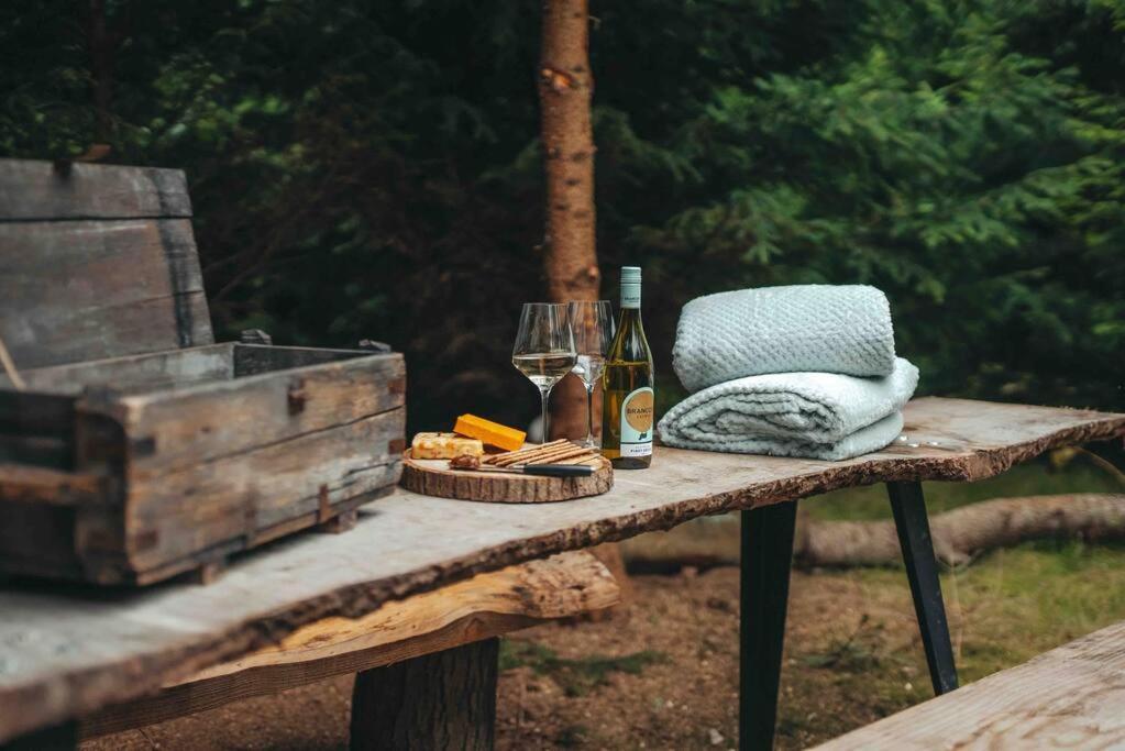 Cosy Forest Lodge Penrhos  エクステリア 写真