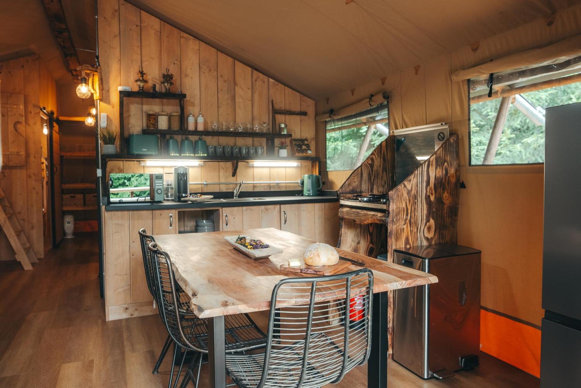 Cosy Forest Lodge Penrhos  エクステリア 写真